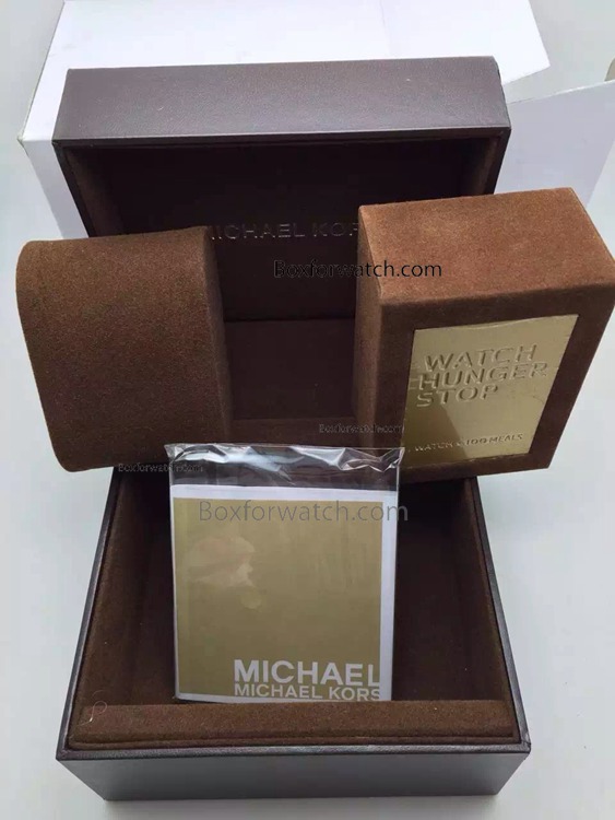 Michael Kors Brown Leather Watch box wholesale